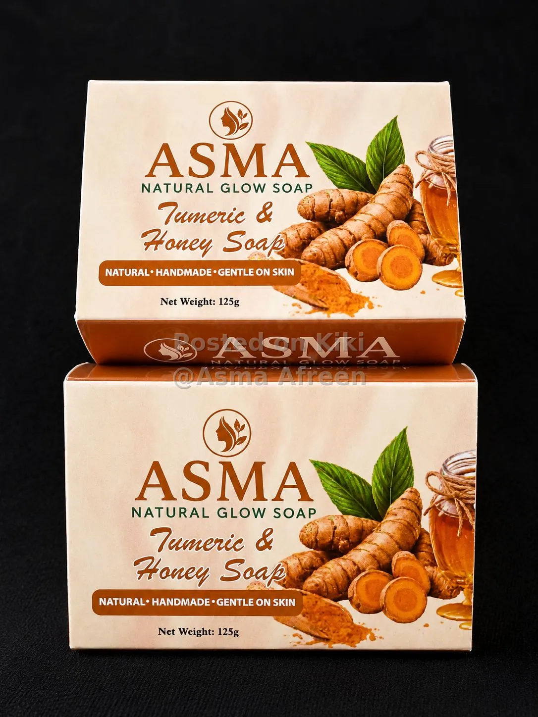 Turmeric and honey soap